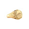 vintage Gouden zegelring 14 krt