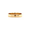 vintage Gold row ring with diamonds 14 krt