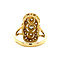 vintage Gouden prinsessen ring met diamant 18 krt