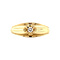 vintage Gold ring with diamond 18 kt