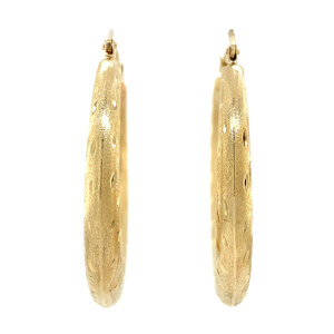 Gold earrings fantasy 14 krt