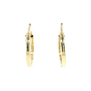 Gouden fantasie oorringen 14 krt