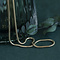 vintage Golden snake necklace 14 kt