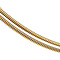 vintage Gouden collier slang 44.5 cm 14 krt