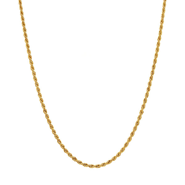vintage Gouden koord collier 14 krt