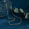 vintage Gouden fantasie collier 14 krt
