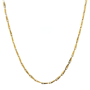 Gold fantasy necklace 14 krt