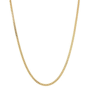 Gouden gourmet lengtecollier 14 krt