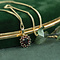 vintage Gouden gourmet lengtecollier 14 krt