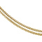 vintage Gold curb length necklace 14 krt
