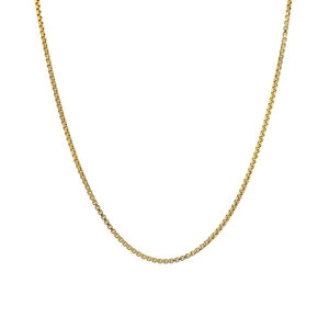 Gouden lengtecollier venetiaan 44 cm 14 krt