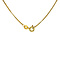 vintage Gouden lengtecollier venetiaan 44 cm 14 krt
