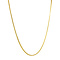 vintage Gold S-link length necklace 14 kt