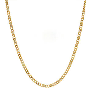 Gouden lengtecollier gourmet 44 cm 14 krt