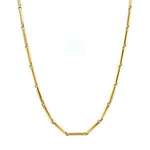 Gold necklace fantasy 44 cm 14 krt