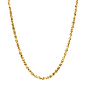 Gold necklace cord 61.5 cm 14 krt