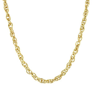 Gold necklace singapore 53 cm 14 krt