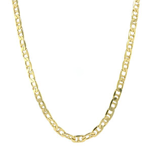 Gold necklace fantasy 60 cm 14 krt