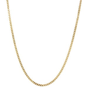 Gouden lengtecollier gourmet 45 cm 14 krt