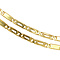 vintage Gouden fantasie collier 14 krt