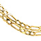vintage Gouden figaro collier 14 krt