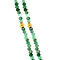vintage Smaragd collier met gouden sluiting 42.5 cm 14 krt