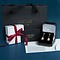 vintage Gold stud earrings with bow 14 ct