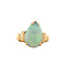 vintage Ring met opaal 12 krt