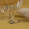 vintage Witgouden solitair ring met diamant 14 krt