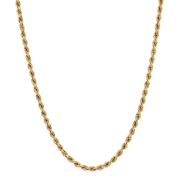 vintage Gouden koord collier 14 krt