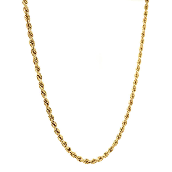 vintage Gouden koord collier 14 krt