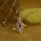 vintage Gouden ring met parel en robijn 14 krt