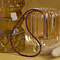 vintage Robijn collier met gouden sluiting 41 cm 14 krt