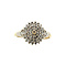 vintage Entourage ring with diamond 9 krt