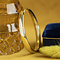 vintage Gouden gladde bangle 14 krt