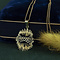 vintage Gouden hanger fantasie 14 krt