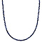vintage Saffier collier met gouden sluiting 44 cm 14 krt