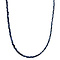 vintage Saffier collier met gouden sluiting 44 cm 14 krt