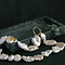 vintage Pearl necklace with gold clasp 14 kt