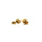 vintage Gold ear studs with pearl 14 krt