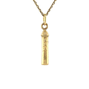 Gold pendant Amsterdammertje 14 krt