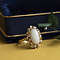 vintage Gold ring with opal 14 krt