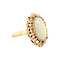 vintage Gold ring with opal 14 krt