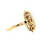 vintage Gold ring with opal 14 krt