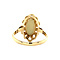 vintage Gold ring with opal 14 krt