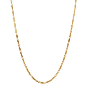 Gold length necklace gourmet 50.5 cm 14 krt