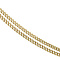 vintage Gold necklace gourmet 59 cm 14 krt