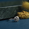 vintage Witgouden entourage ring met diamant 14 krt