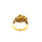 vintage Gold ring with diamond 18 krt