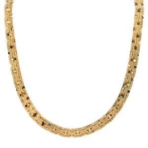 Golden fantasy choker 14 carat